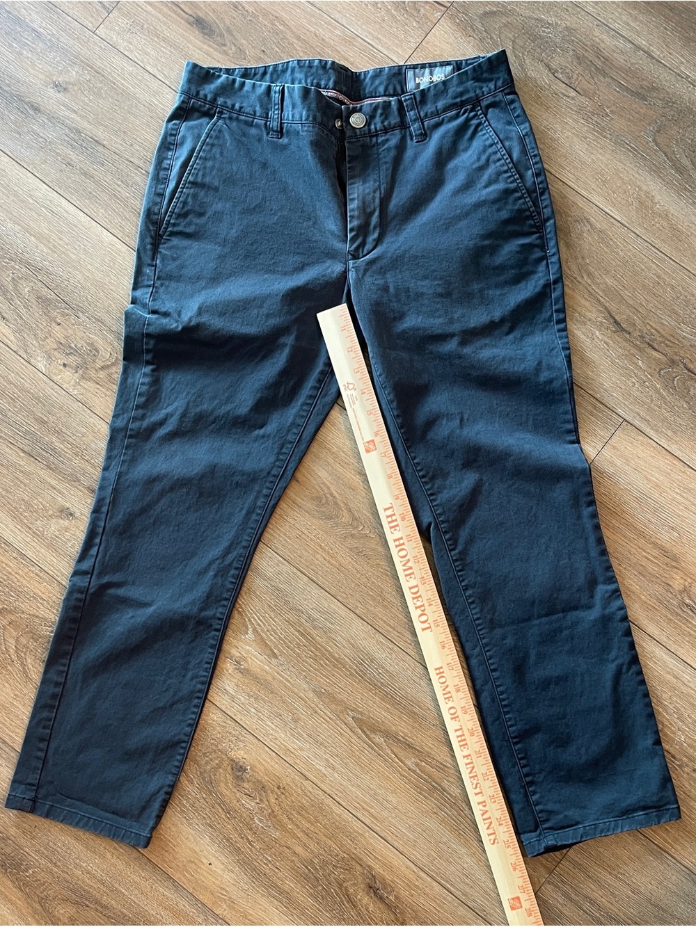 Bonobos Black/Gray Chino Pants